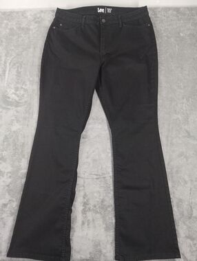 Lee Women's  Black MID-RISE Bootcut Jeans Size W18  30L